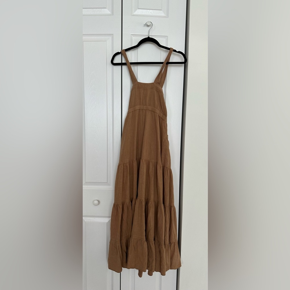 FREE PEOPLE CATCH THE BREEZE DRESS IN AMBER WAVES SIZE SMALL - Picture 11 of 16